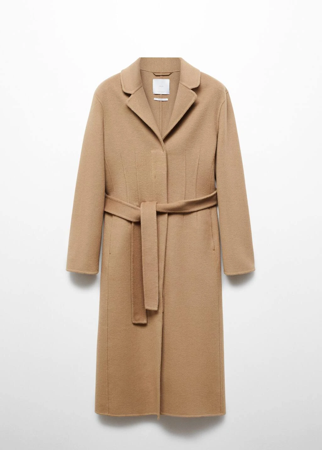 Manteau Laine Fait Main Ceinture – Image 10