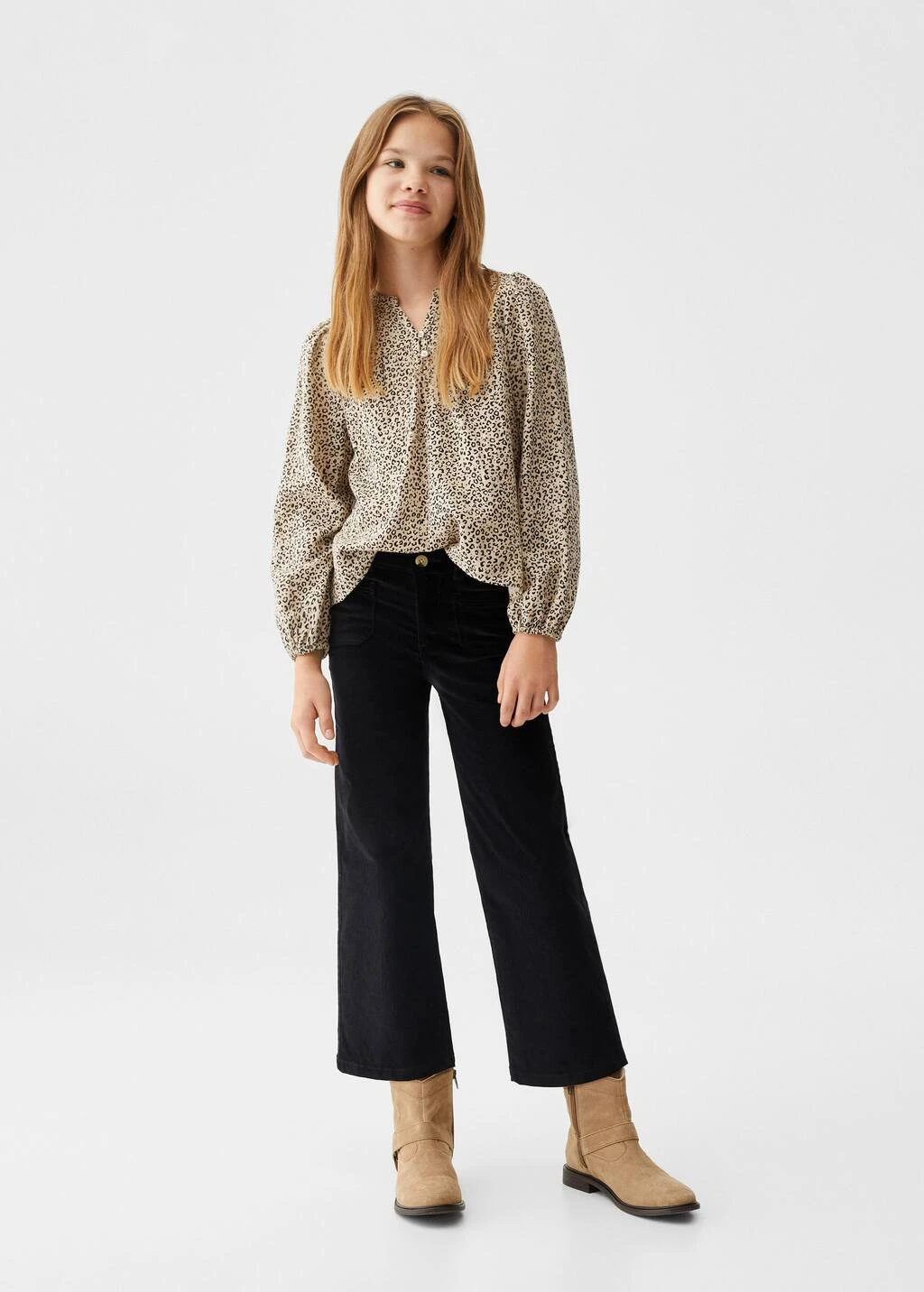 Blouse En Imprimé Léopard – Image 2