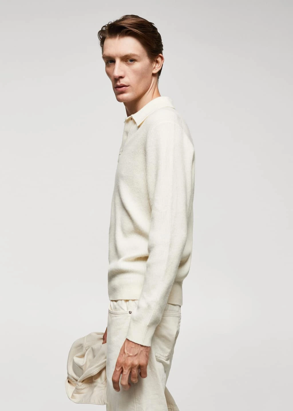 Polo Maille Laine Mélangée – Image 19