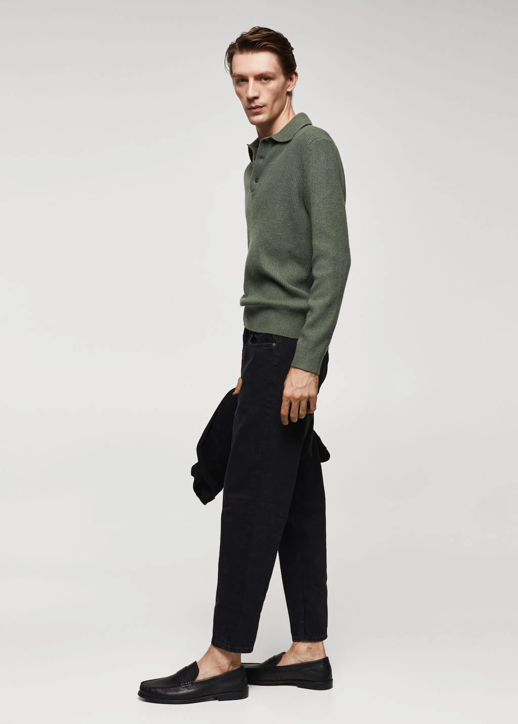 Polo Maille Laine Mélangée – Image 5