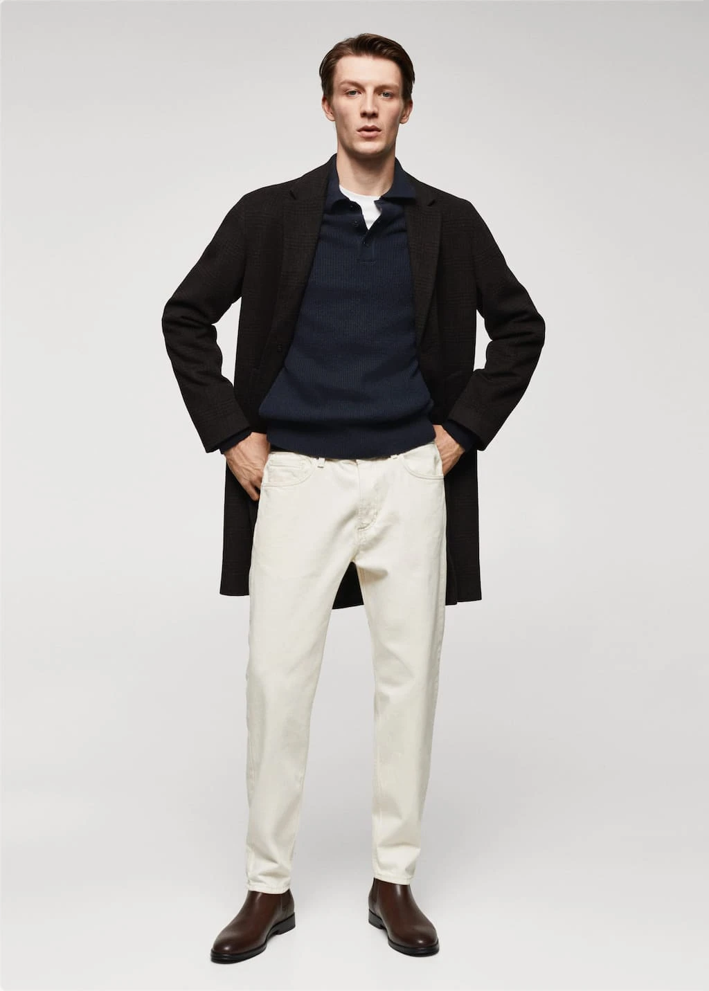 Polo Maille Laine Mélangée – Image 9