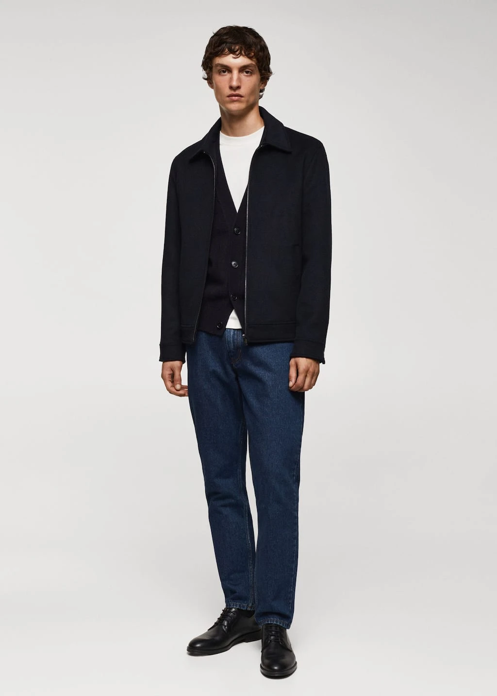 Gilet Maille Laine Mélangée – Image 2