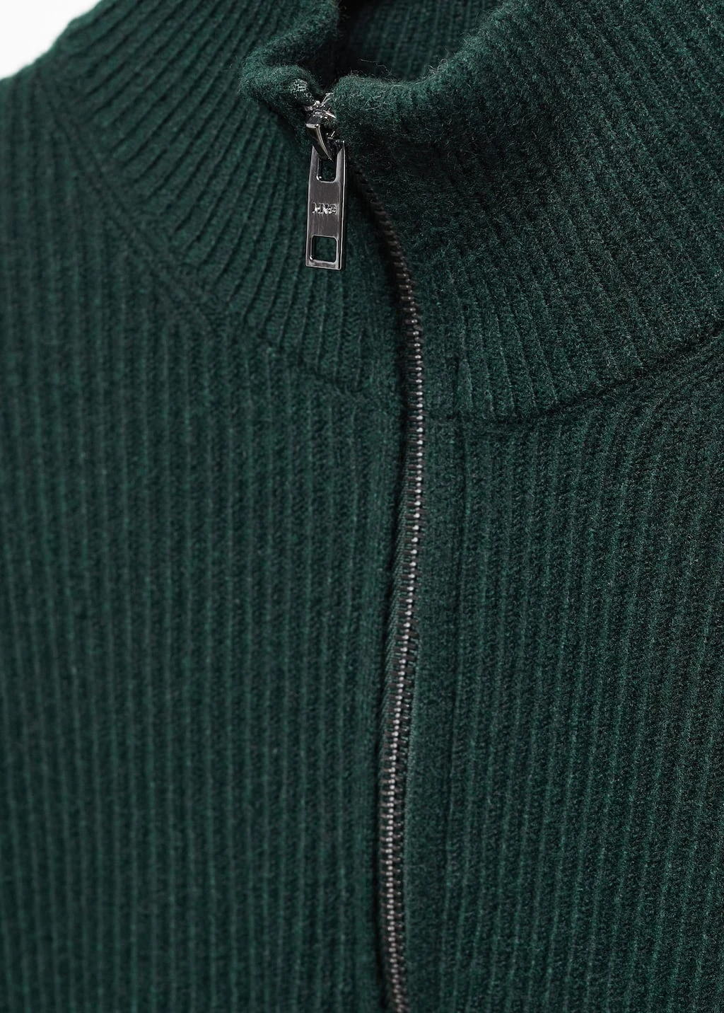 Pull-over Zippé Maille Côtelée – Image 20