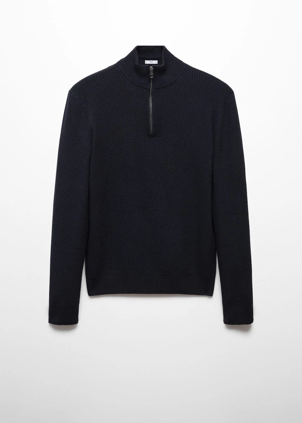 Pull-over Zippé Maille Côtelée – Image 14