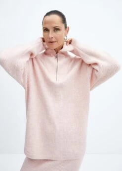 Pull-over Maille Zippé