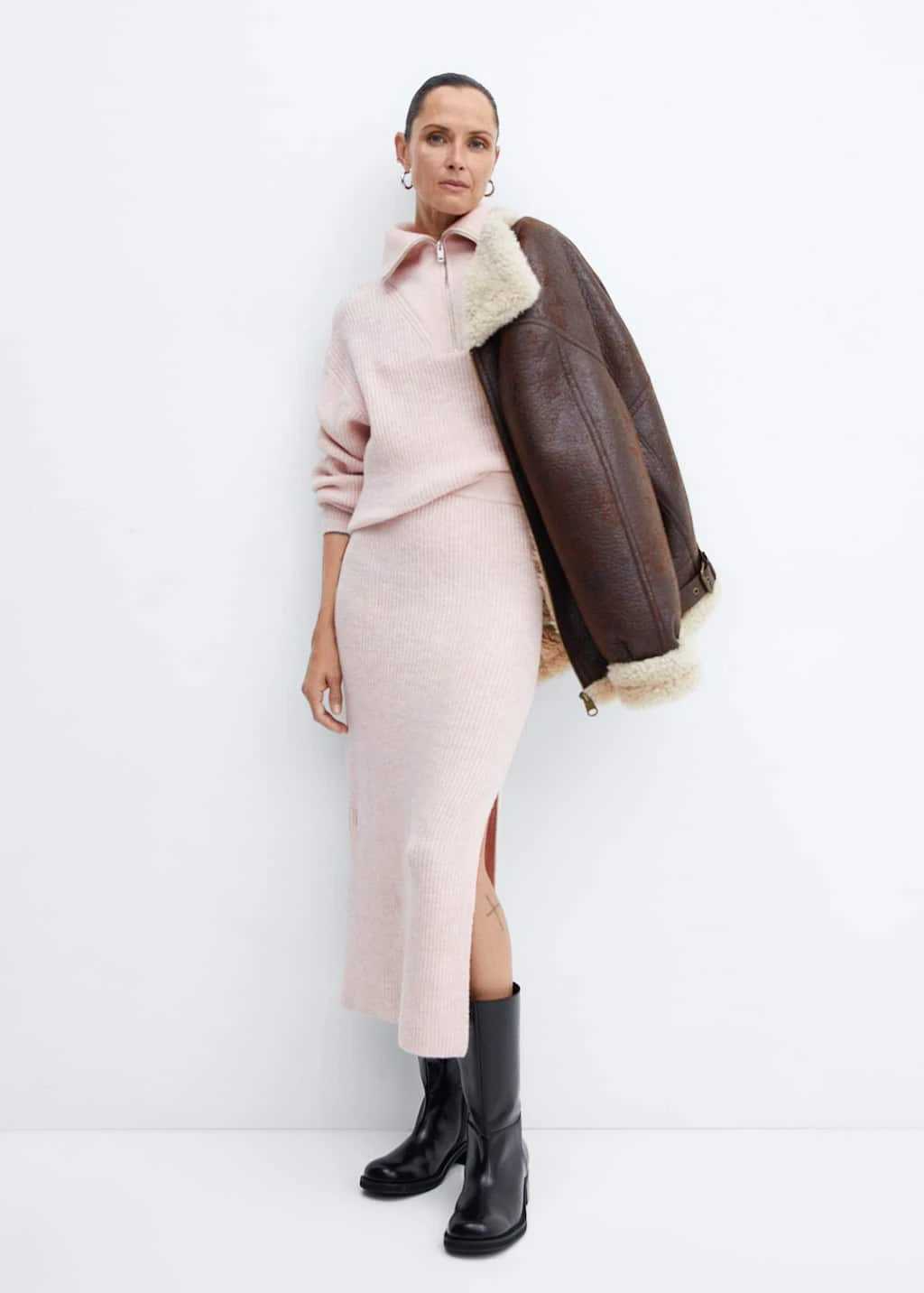 Pull-over Maille Zippé – Image 2