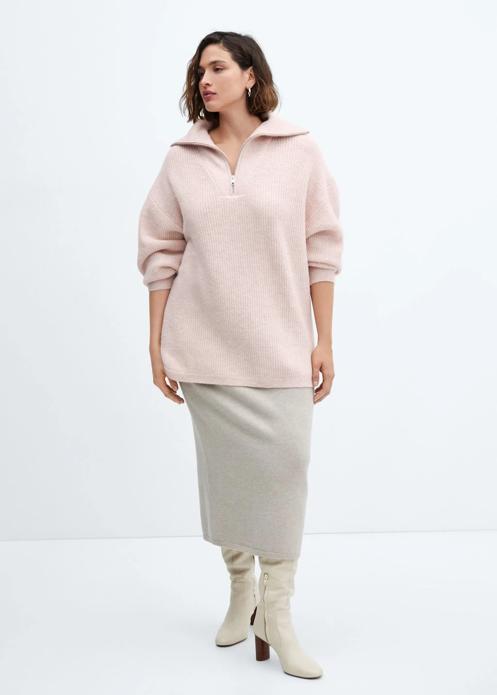 Pull-over Maille Zippé – Image 6