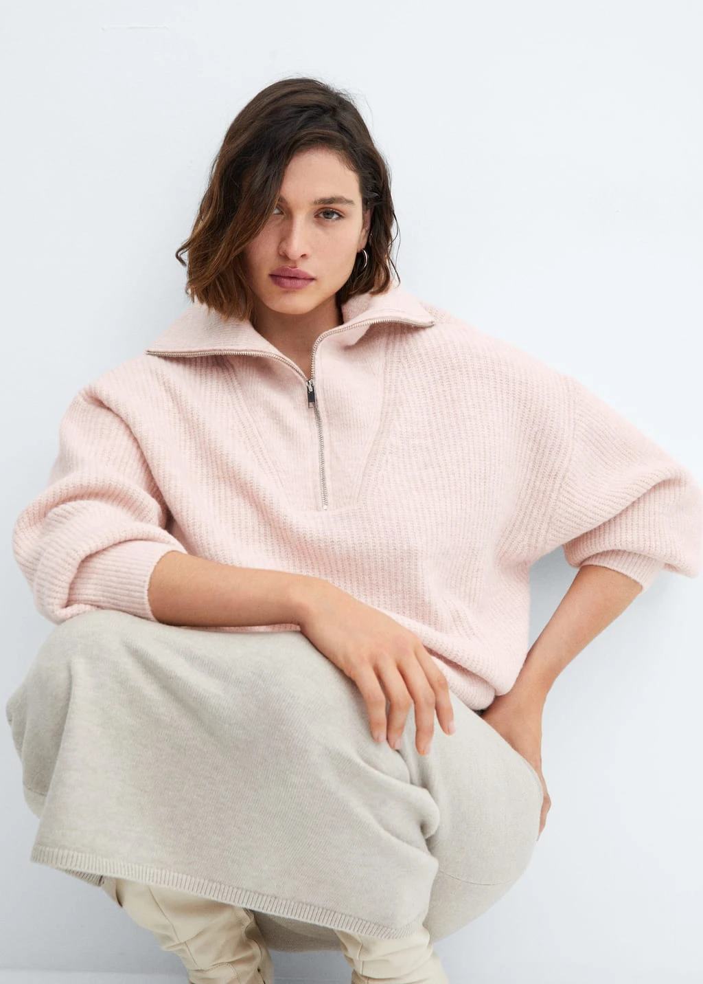 Pull-over Maille Zippé – Image 7