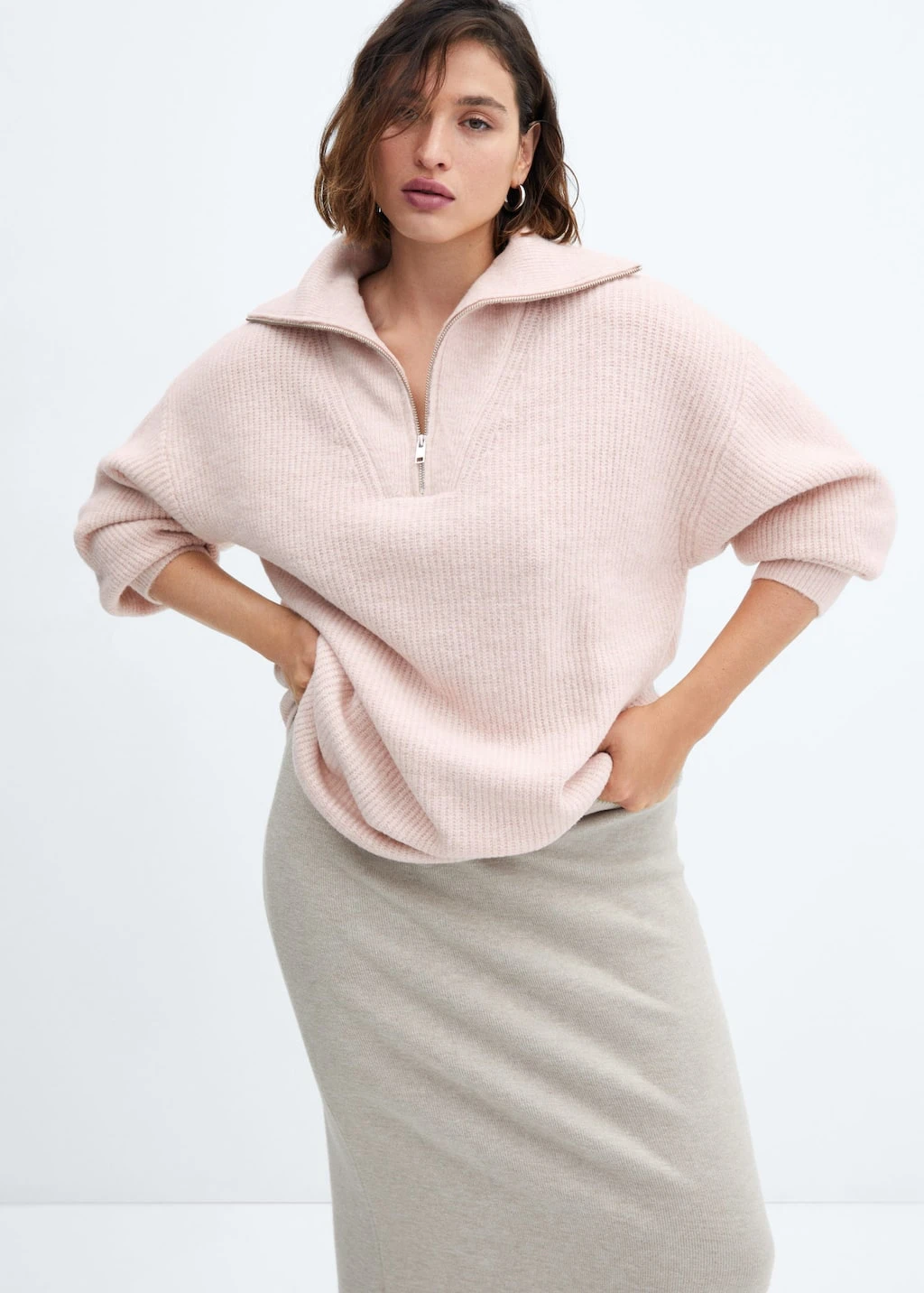 Pull-over Maille Zippé – Image 8