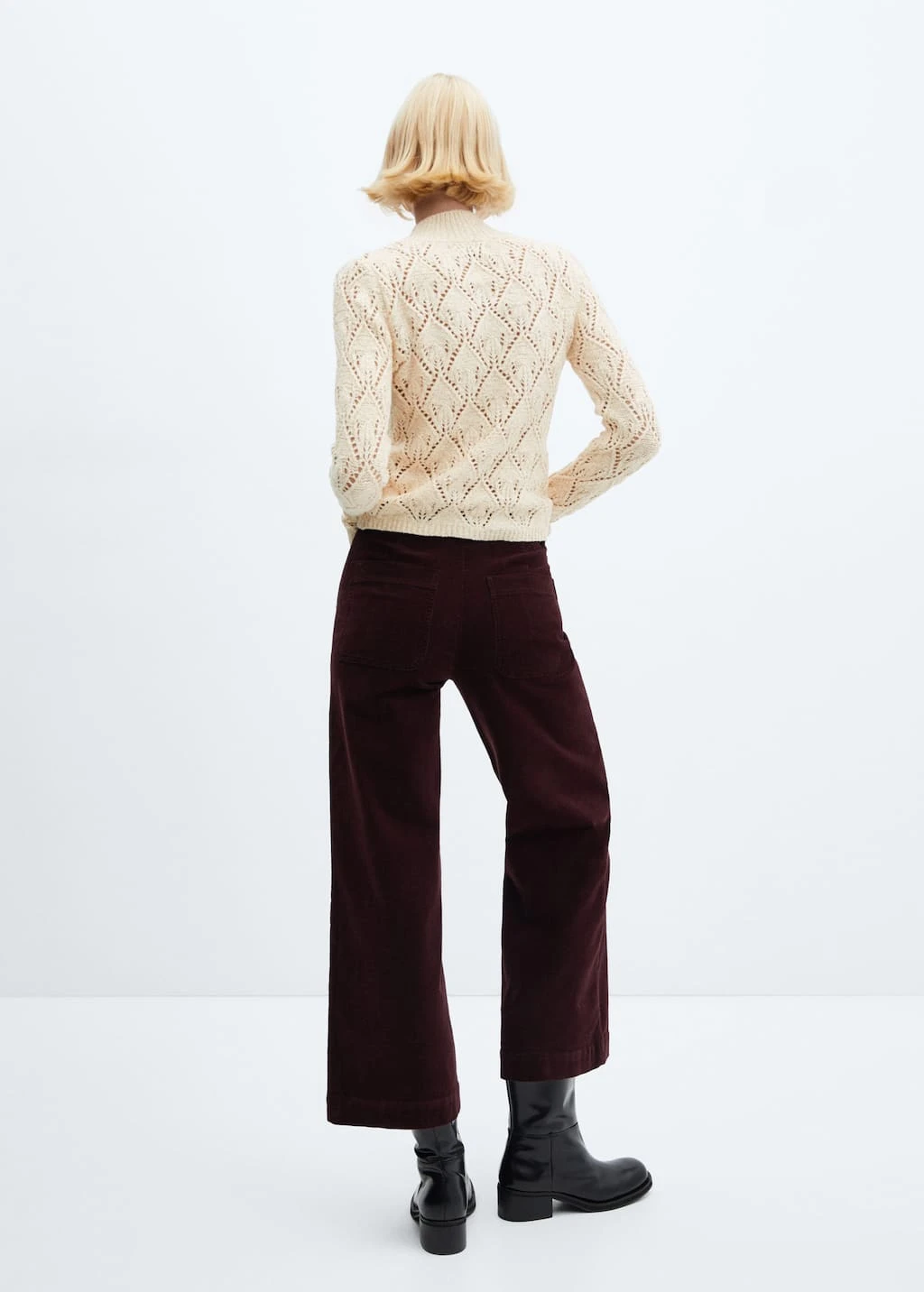 Pull-over Détails Ajourés – Image 3