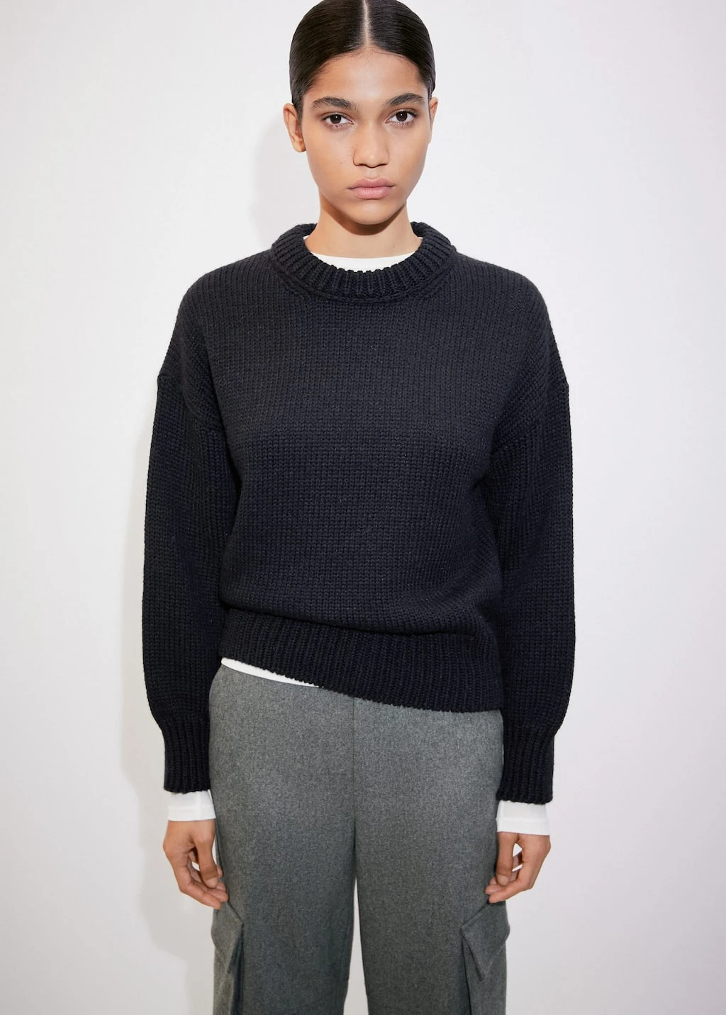 Pull-over Laine Manches Bouffantes