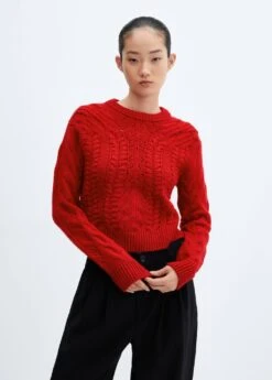 Pull-over Maille Détails Ajourés