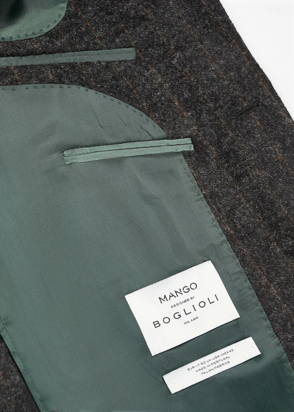 Blazer Laine Vierge Fines Rayures â Image 7