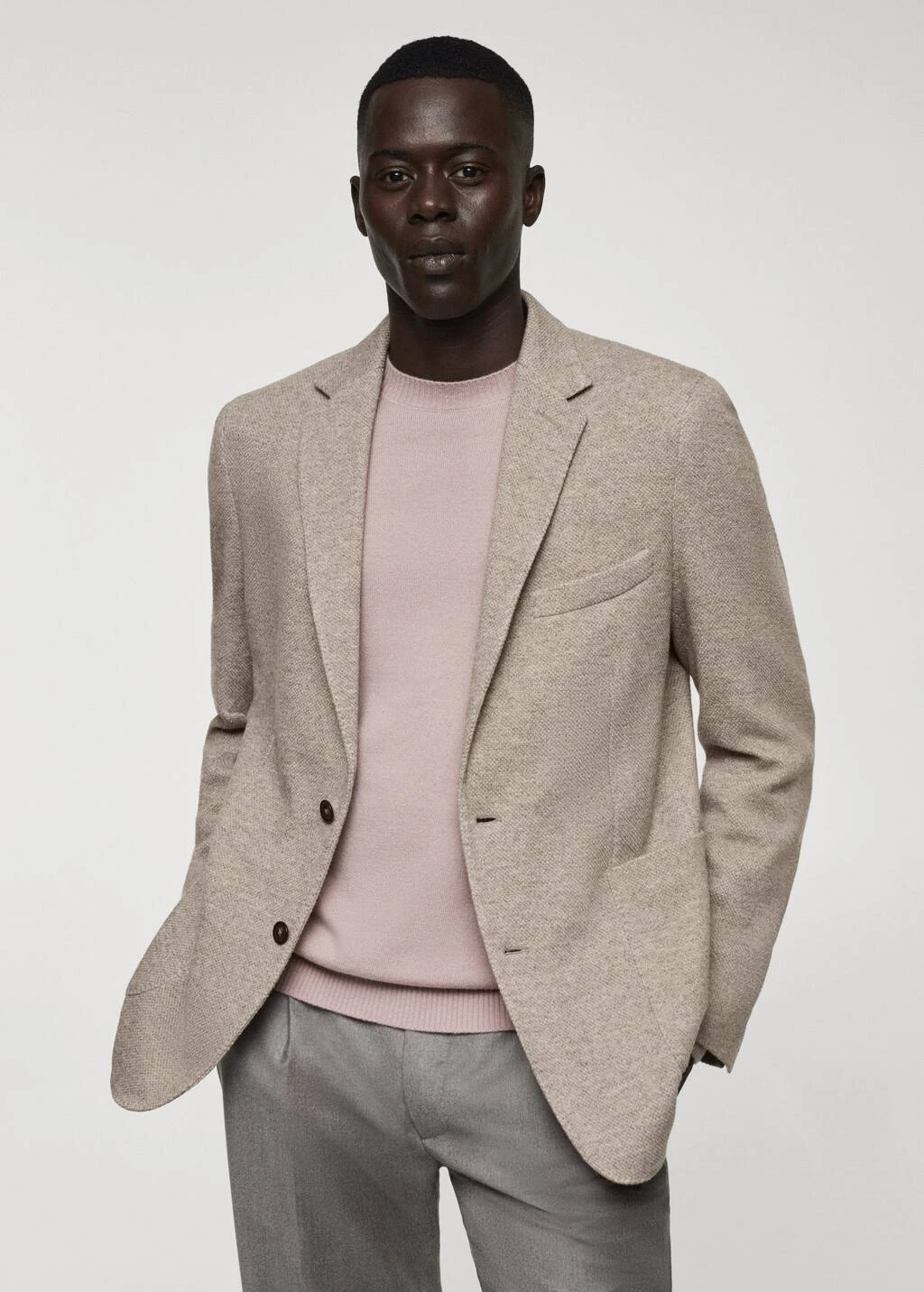 Blazer Maille Laine Vierge â Image 6