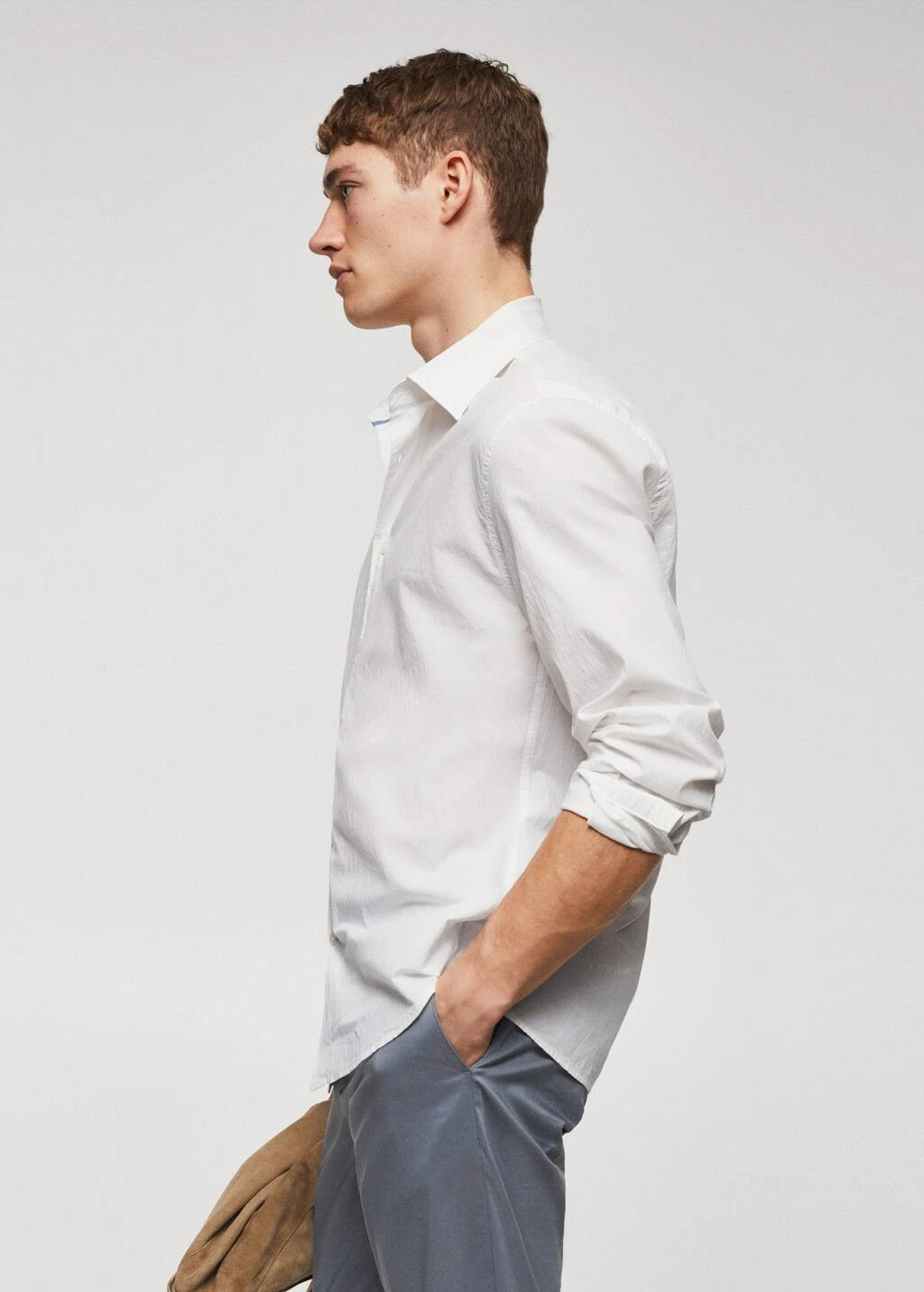 Chemise Slim-fit Coton Seersucker â Image 5