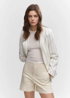 Short Droit Taille Haute