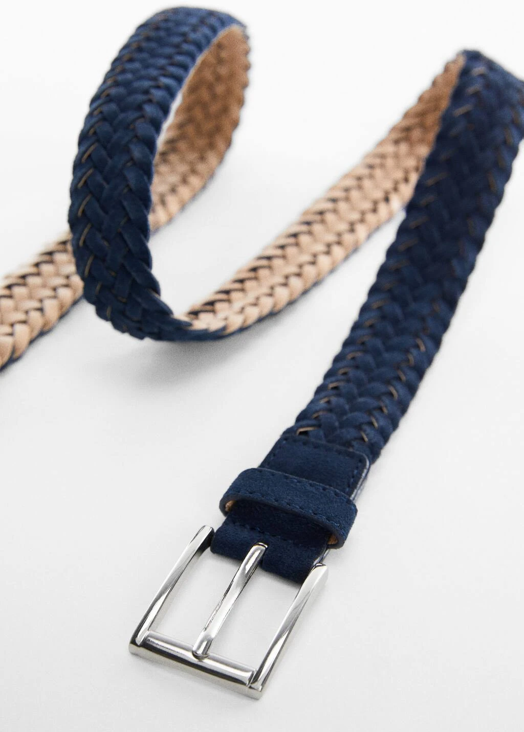 Ceinture Cuir Suède Tressée – Image 8