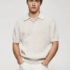 Polo Coton Maille Ajourée