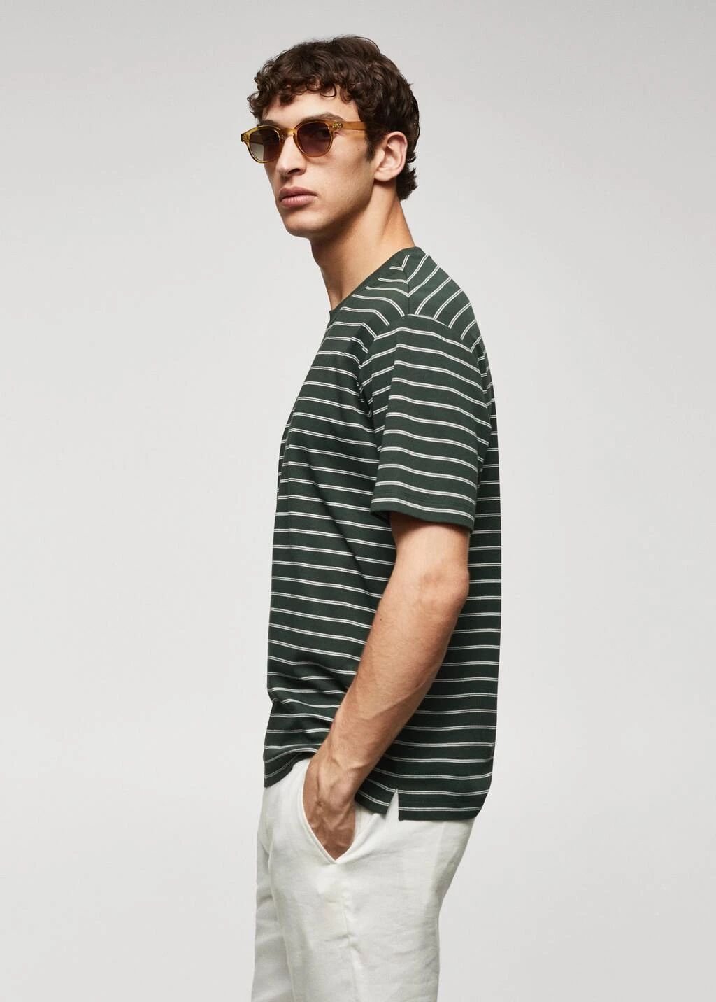 T-shirt 100 % Coton Rayures – Image 5