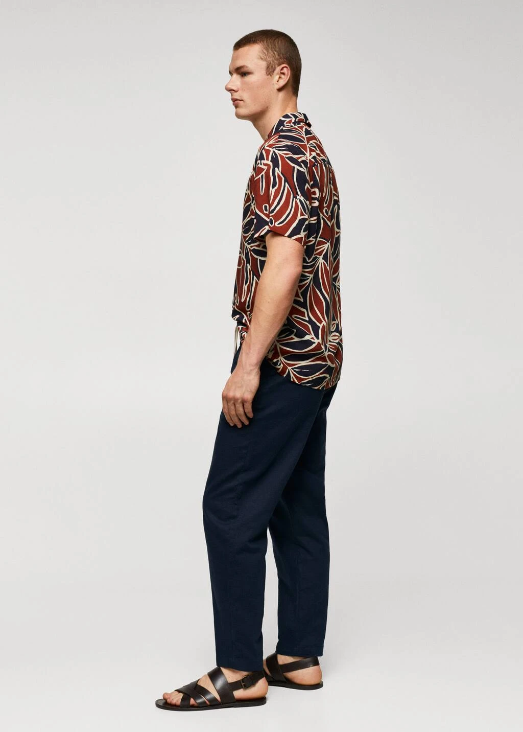 Chemise Bowling En ImprimĂ© Feuilles â Image 5