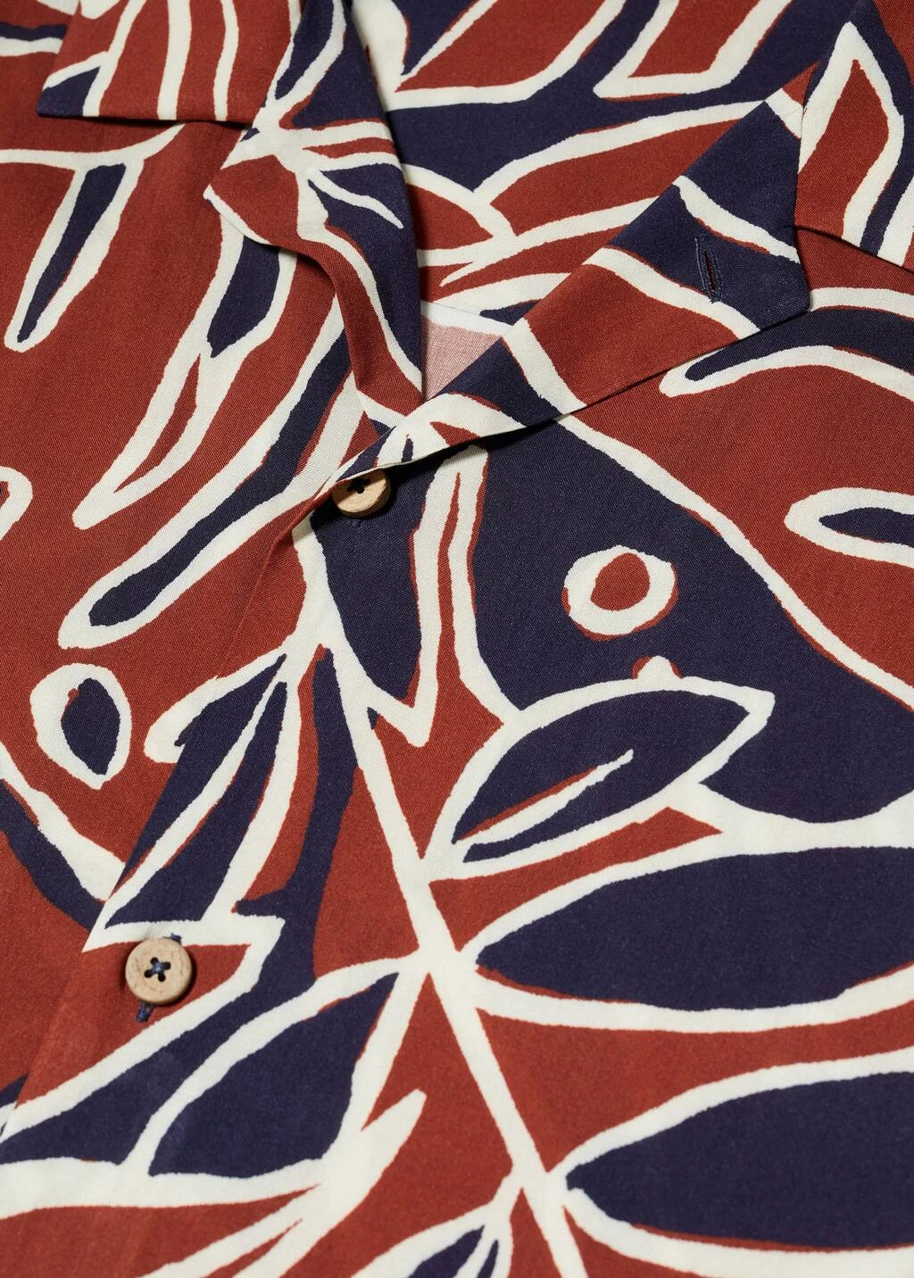 Chemise Bowling En ImprimĂ© Feuilles â Image 7