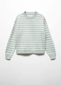 Pull-over à Rayures Coton