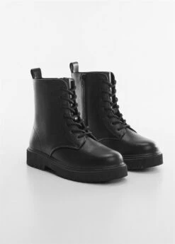 Bottes Cuir Lacets