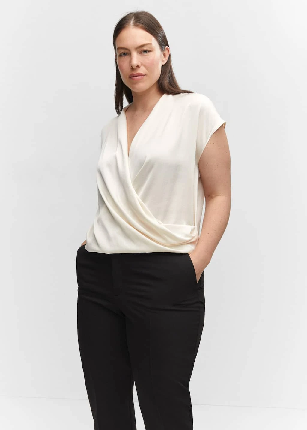 Blouse Croisée Sans Manches – Image 7