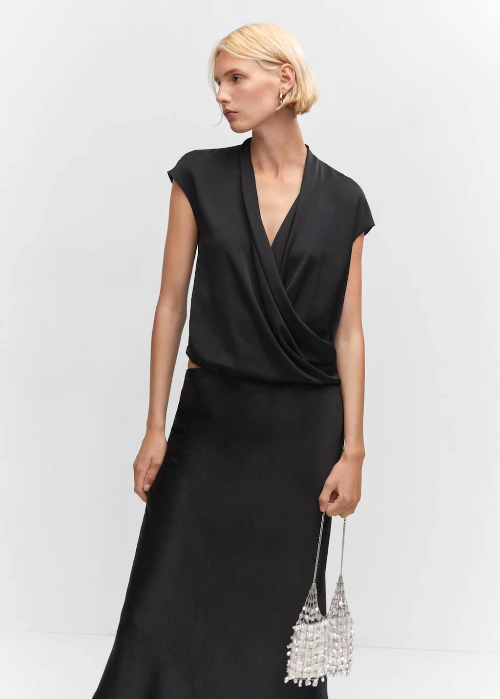 Blouse Croisée Sans Manches – Image 10