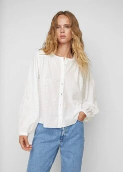 Blouse Coton Plumetis