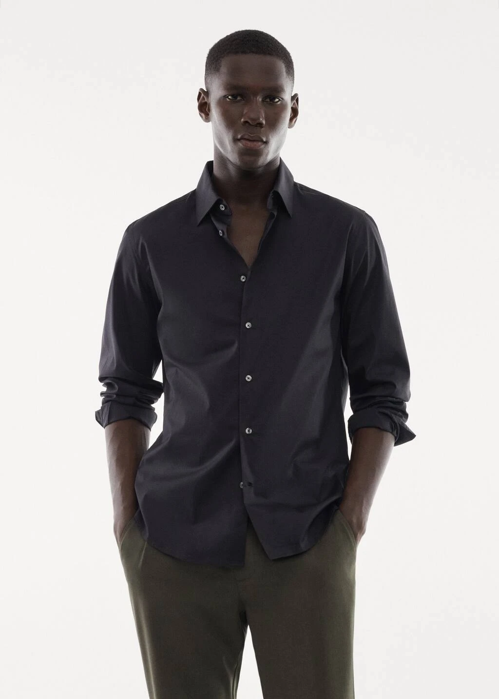 Chemise Slim Fit En Coton Stretch – Image 15