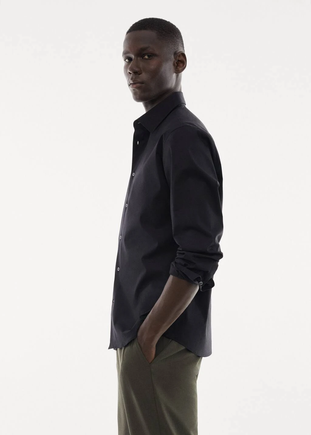 Chemise Slim Fit En Coton Stretch – Image 19