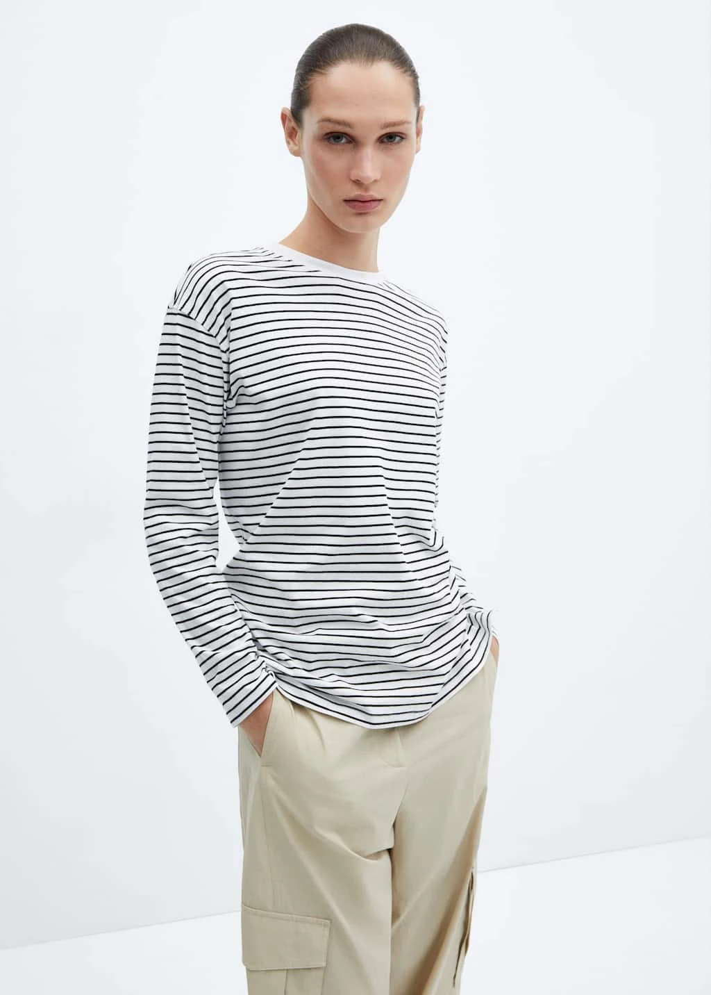 T-shirt Coton à Rayures