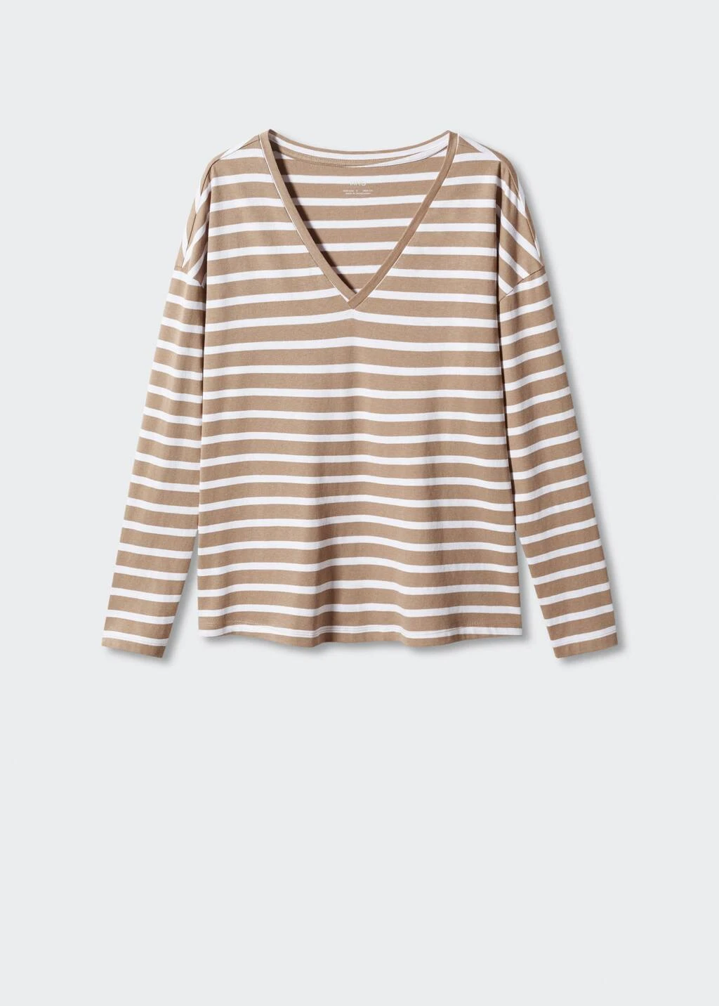 T-shirt Coton Col En V â Image 9