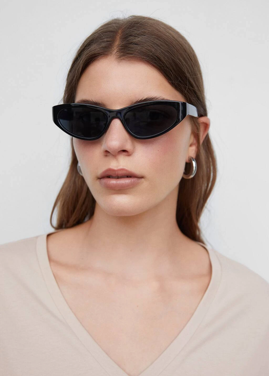 T-shirt Coton Col En V â Image 13