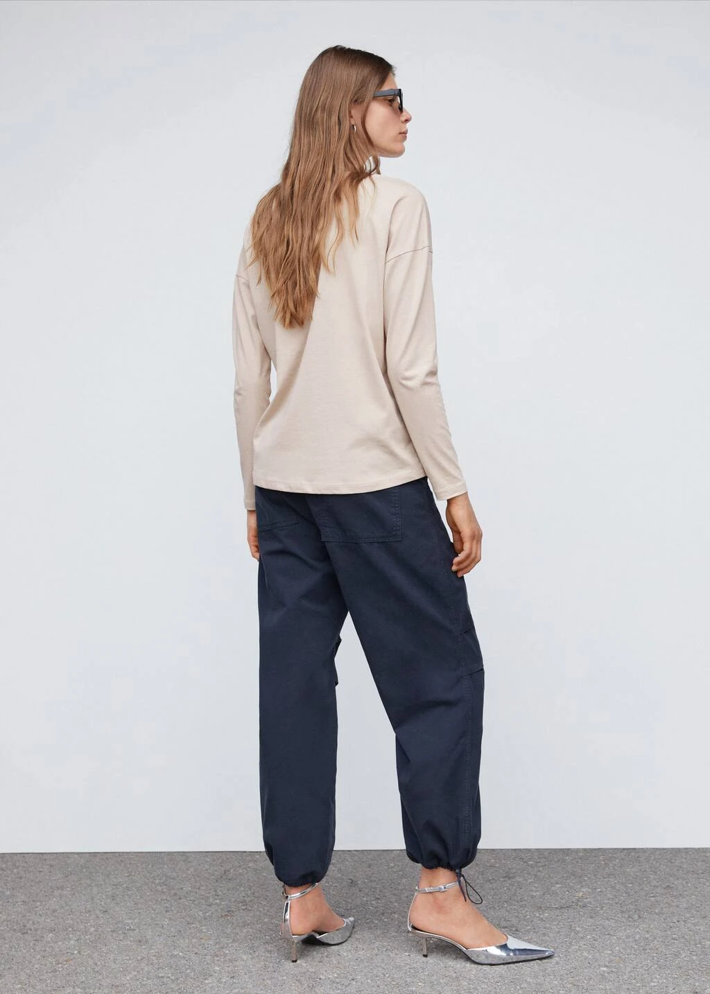 T-shirt Coton Col En V â Image 12