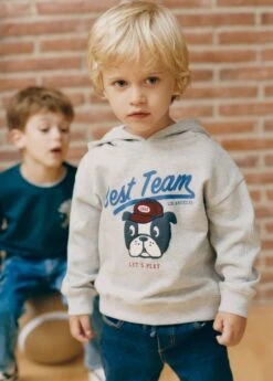 Sweat-shirt Dessin Imprimé