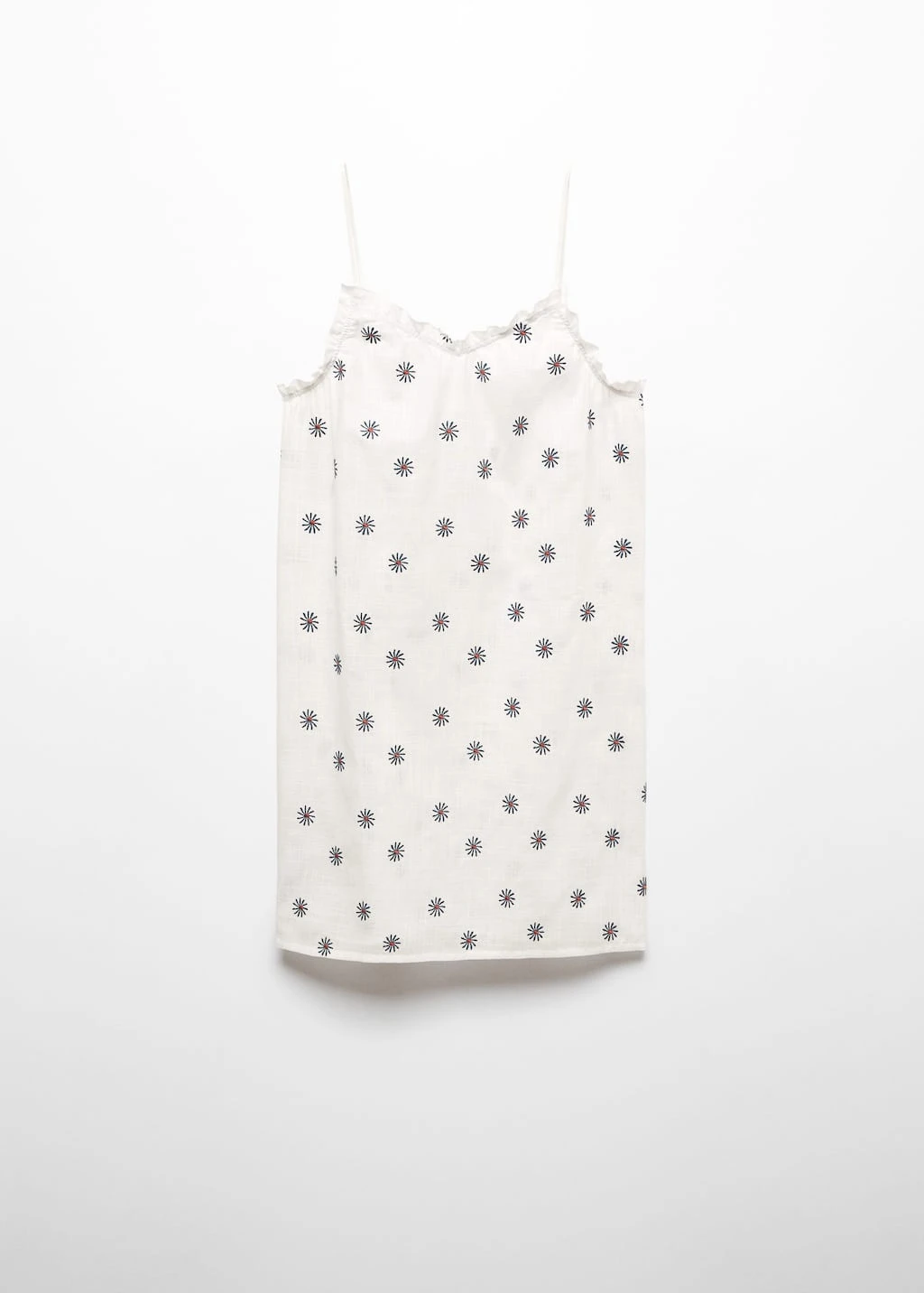 Chemise De Nuit Brodée Fleurs – Image 7