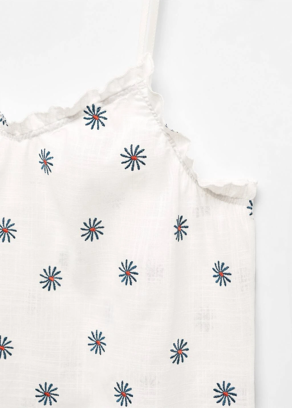 Chemise De Nuit Brodée Fleurs – Image 6