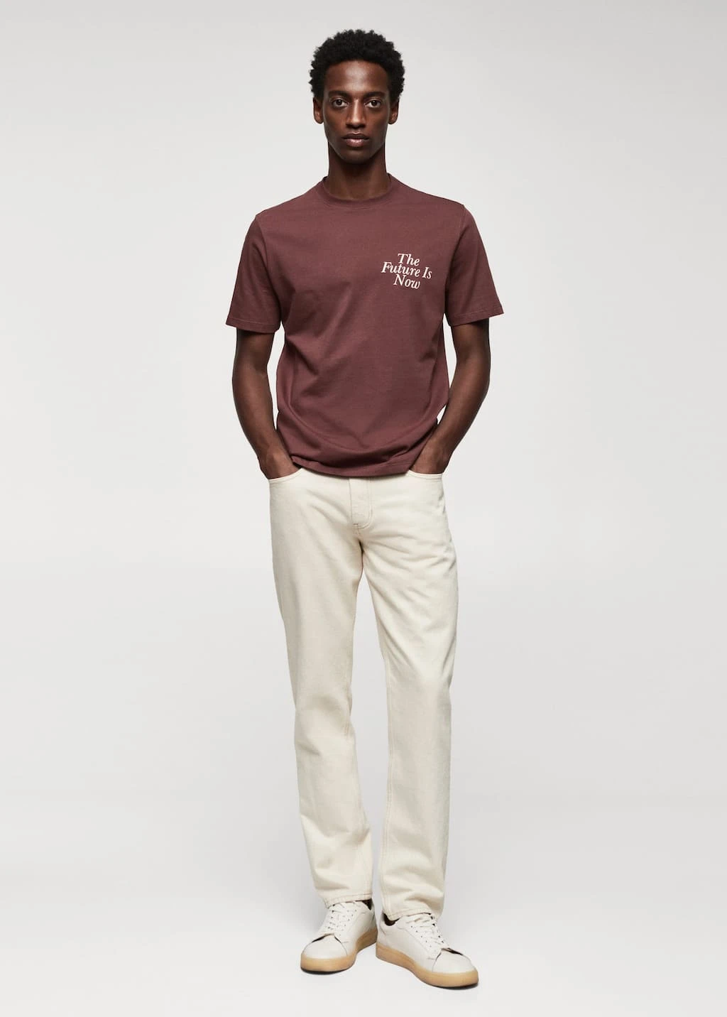 T-shirt 100 % Coton Imprimé Poitrine – Image 2