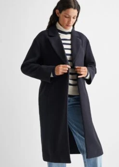 Manteau Droit à Revers