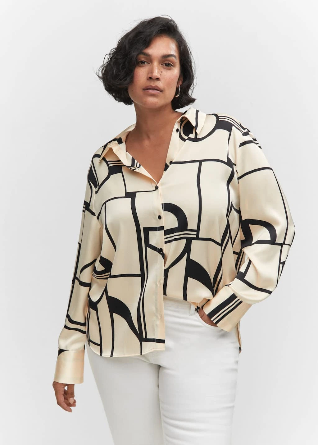 Chemise à Imprimé Géométrique – Image 8