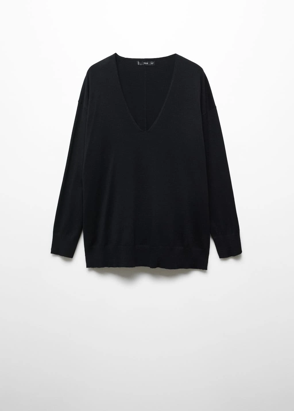 Pull-over Maille Fine Col V â Image 9