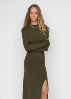 Robe Maille Ouverture Latérale