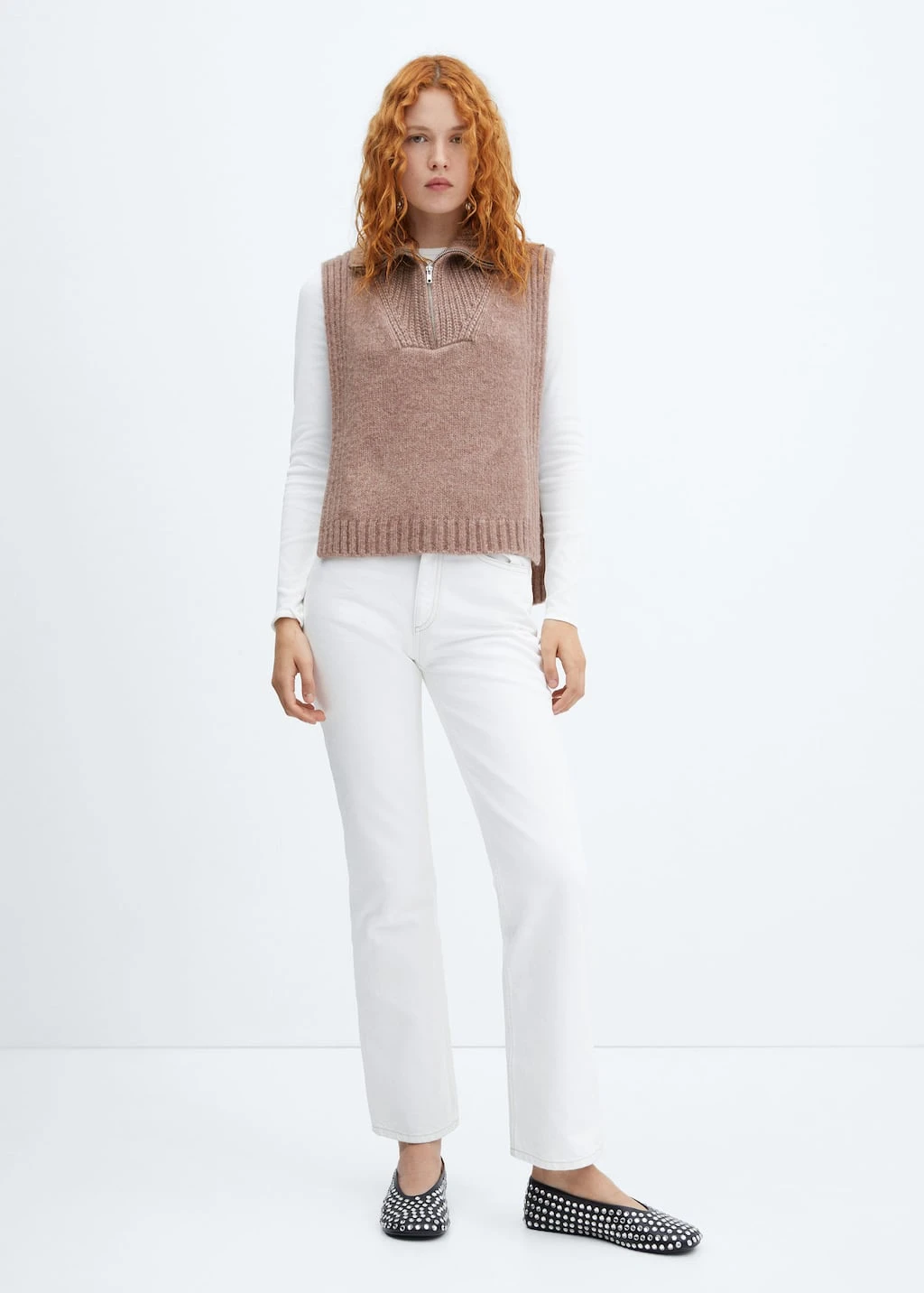 Gilet Ouvertures Col ZippĂ© â Image 9