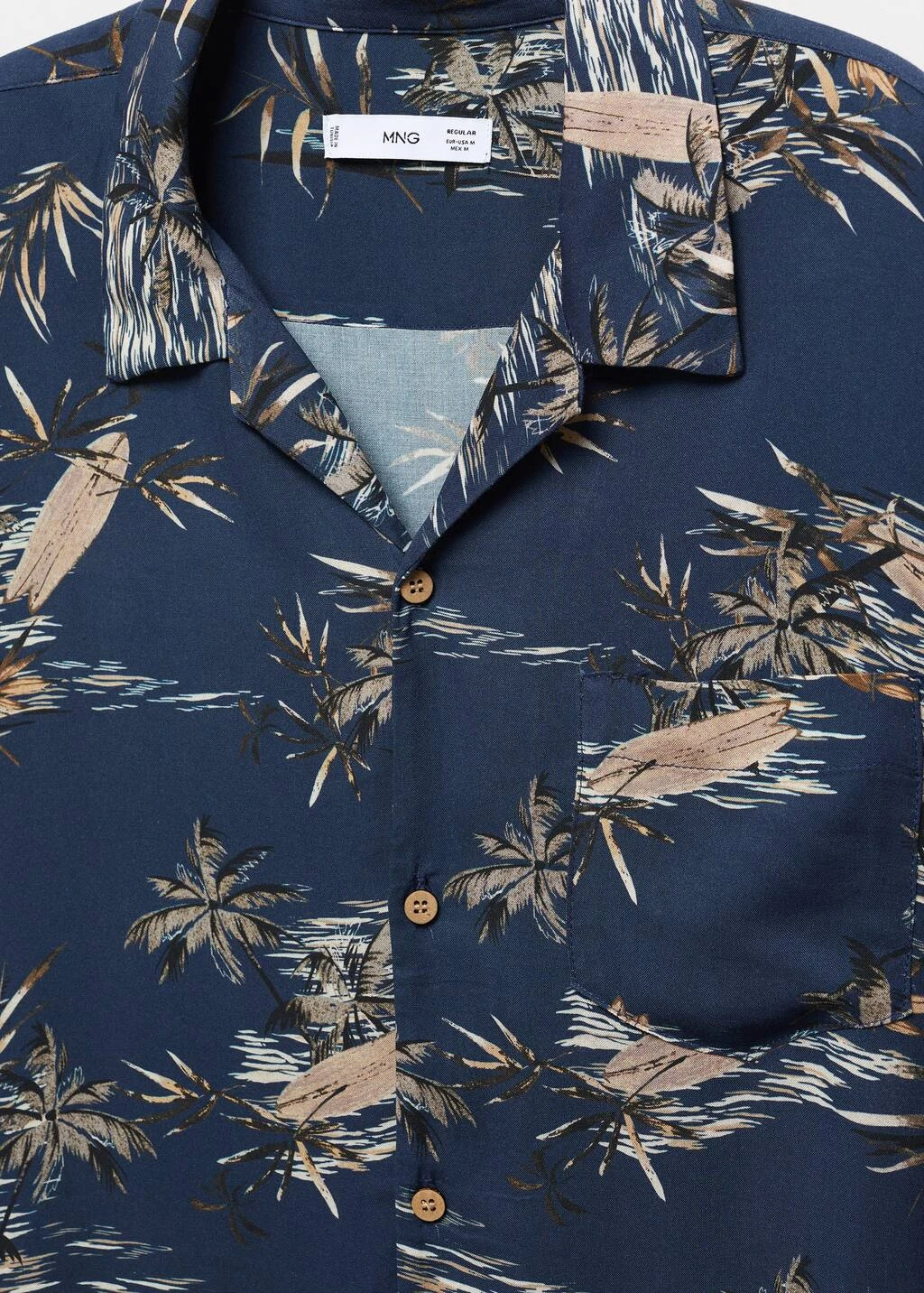 Chemise Regular-fit En Imprimé Feuilles – Image 6