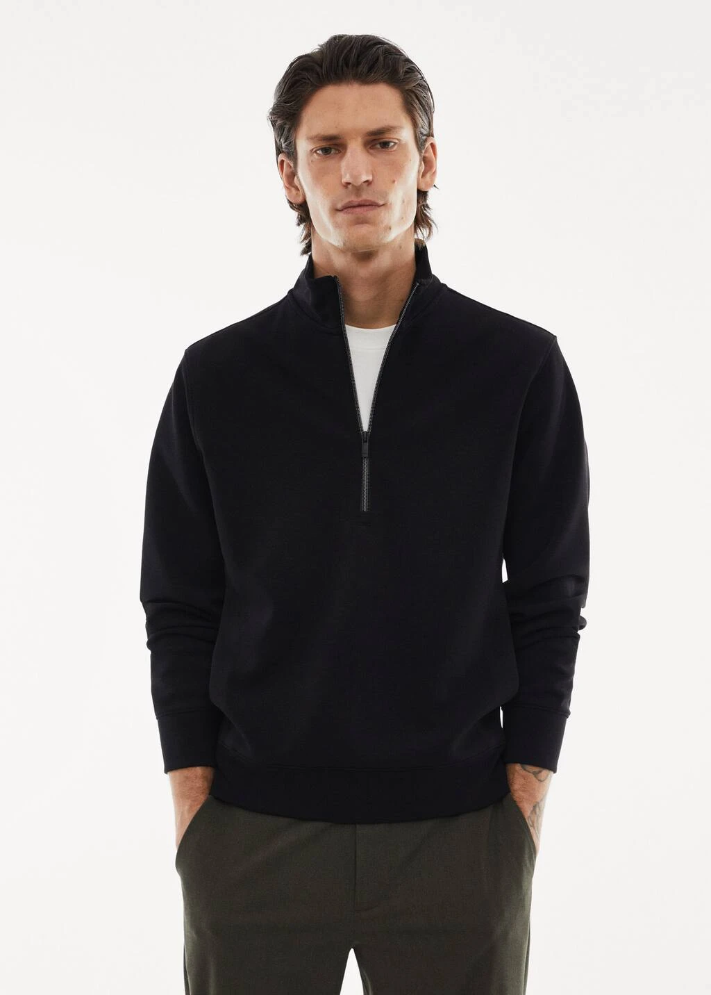 Sweat-shirt Respirant Col ZippĂ© â Image 8