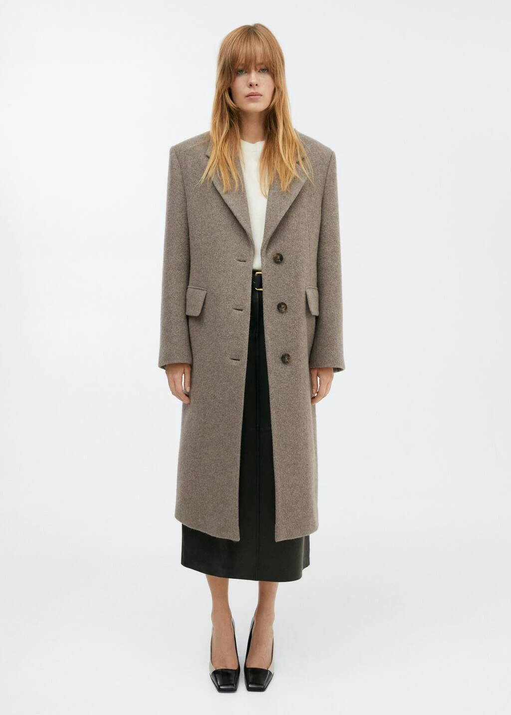 Manteau Long En Laine – Image 2
