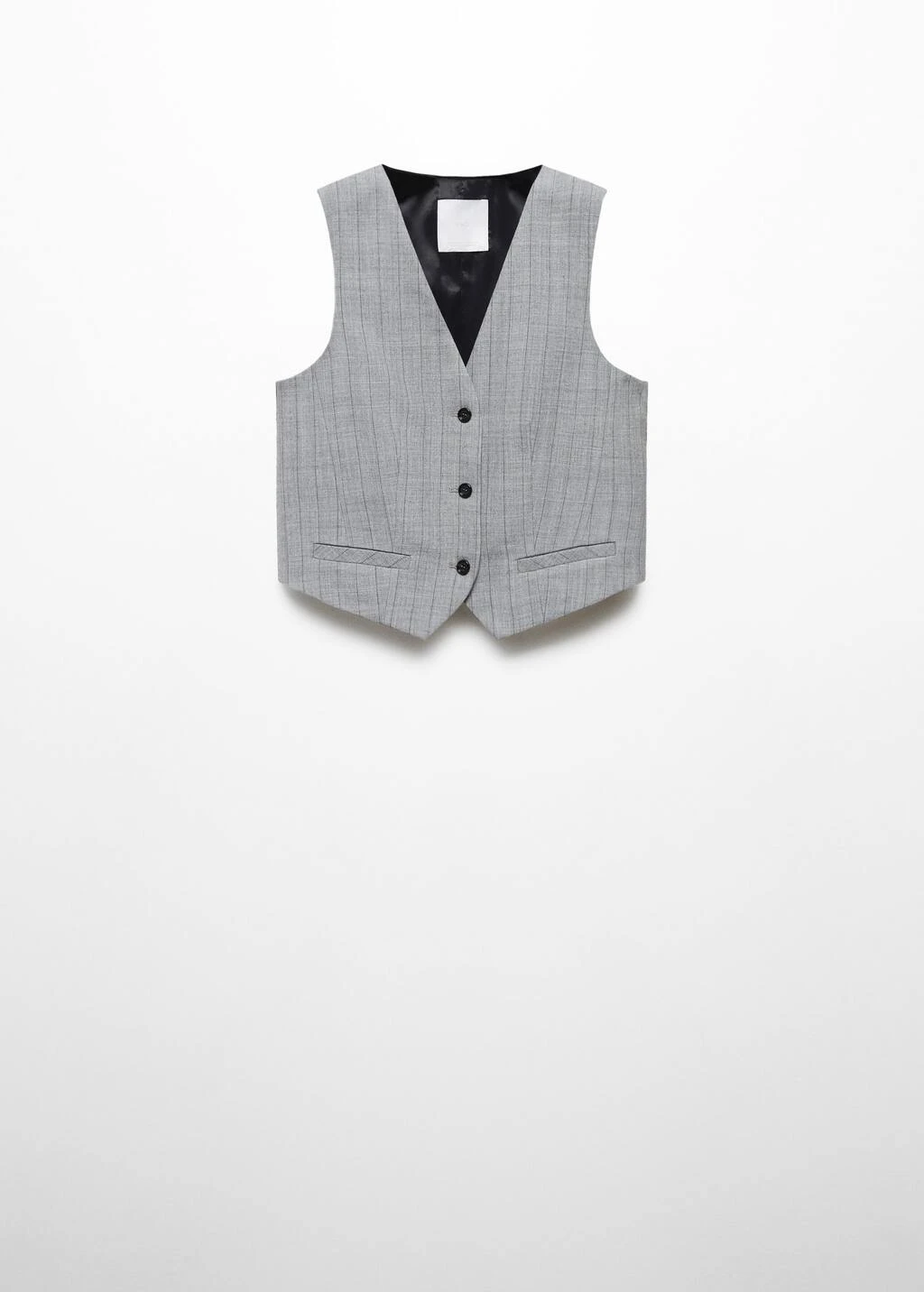 Gilet De Costume à Fines Rayures – Image 6