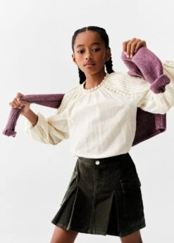 Blouse Plumetis Brodée